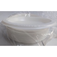 Super bubble brand plastic plate PR6/ White plastic plate with super bubble stamp PR6/ Medium size w