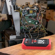 HOMETOOL HT123 Rubber Covered Digital Multimeter with Buzzer and Visual Alarm Features