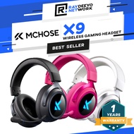 MCHOSE X9 Wireless Gaming Headset 53mm Drivers 7.1 Surround Sound 200H Battery 280g Lightweiight