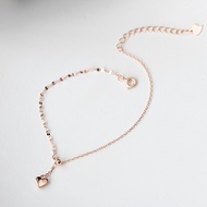 S925 Sterling Silver Bracelet - The Love / Rantai Tangan Perampuan / 纯银女手链 - 心形手链