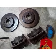 USED ORI HONDA BRAKE CALIPER SET WITH BRAKE ROTOR AND BRAKE PADS FOR Integra DC2 Civic EK9 Type R 5 