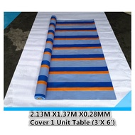 itop Alas Meja 2.13m x 1.37m x 0.28mm Table Cloth Untuk Night Bazaar Pasar Malam