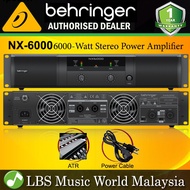 Behringer NX-6000 Ultra Lightweight 6000 Watt Class D Power Amplifier Amp (NX6000 NX 6000)