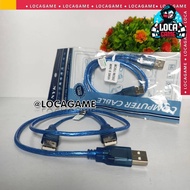 NYK BLUE USB TO USB A CABLE 20/70CM LENGTH