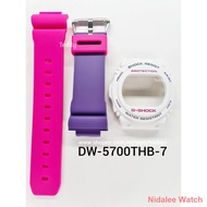 analog watch Aksesori ❧▲CASIO G-SHOCK BAND AND BEZEL DW5700 DW5750 100% ORIGINAL