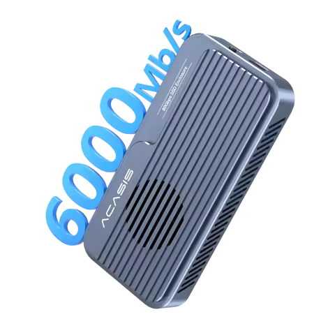 Acasis 80Gbps SSD Case Thunderbolt 5 M.2 NVME USB-C SSD Enclosure Compatible with Thunderbolt 3/4/5 