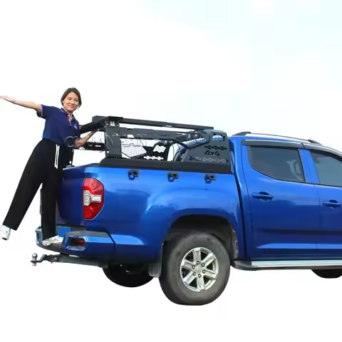 Universal Pick Up Roll Bar Anti-roll Ranger Basket Roof Rack For Toyota Tacoma Tundra Hilux Ford F15
