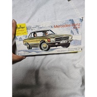 HELLER HELER 1/43 Mercedes-Benz 450SL Classic Car Plate Intact Free Shipping General Fast