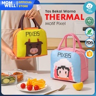 Momwell - Character Thermal Lunch Bag Cooler Kids Food Lunch Box Bag Cute Character
