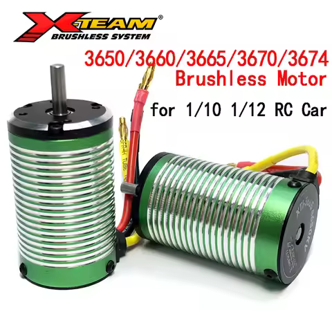 X-Team 3650 3660 3665 3670 3674 Waterproof Brushless Motor for 1/8 1/10 2S 3S RC Car Drift Racing Of