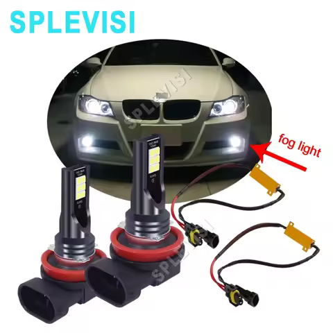 2x H11 H8 H9 12SMD Car Fog Lights LED Bulbs w/ Decoder Error Free CANBUS For BMW X5 E70 2006-2013 X3