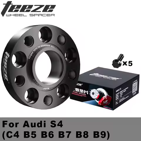 Teeze For Audi S4 (C4 B5 B6 B7 B8 B9) PCD 5X112 CB 66.6 or CB 57.1 Forged Aluminum Black Wheel Space