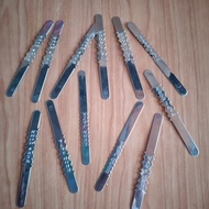 KLEM PLAT JEPIT STAINLES EBOD JAYA 1 PCS MOTIF EBOD UNTUK KUNCI KANCING KAKI TEBOK BAWAHAN SANGKAR M