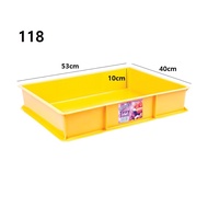 Plastic Cake Tray / Bread Tray / Bakery Tray / Food Tray / Yellow Tray