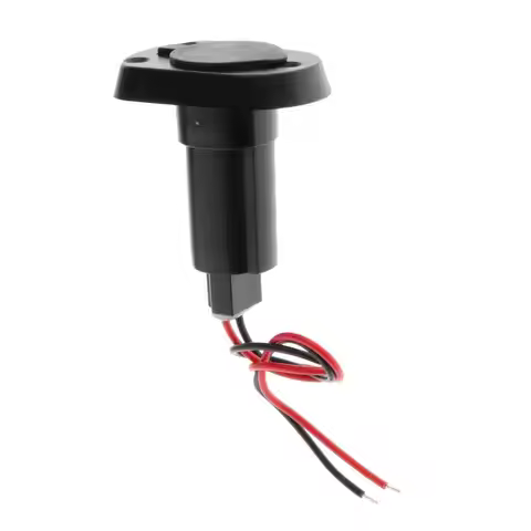 Marine Navigation Lights Plastic Base Snap-in Covered Stern Light Socket 2 Pin Plug-in for Boat T To