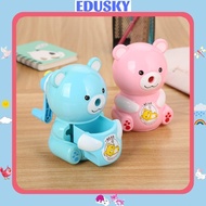 EDUSKY Giant Hand Crank Pencil Sharpener Genuine Easy Sharpener for Stationery Cute Strawberry Bear 