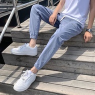 【现货】Jeans men Joker Harlan leggings slim men's trend loose casua牛仔裤男百搭哈伦束脚裤修身男士潮流宽松休闲裤子 6k50bp4xgw10