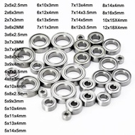 4pcs Chrome Steel ZZ Bearing Kit 2x6x3 3x9x4 4x8x3 5x8x2.5 4x10x4 5x10x4 5x11x4 6x12x4 12x18x4mm RC 