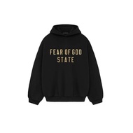 เสื้อฮู้ด Fear of God Essentials Fleece Hoodie FOG  ( FW24 ) Black