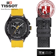 Tissot  T135.417.37.051.05 Men's T-Race Cycling Tour De France 2023 Yellow Silicone Strap Watch T1354173705105