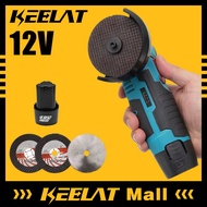KEELAT Mini Cordless Angle Grinder Battery Portable Mini Cutter Grinder Diamond Cutting