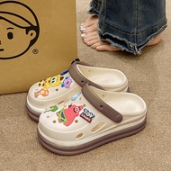 🌸READY STOCK🌸SW236 Sandal clog wanita sandal getah ringan sandal perempuan