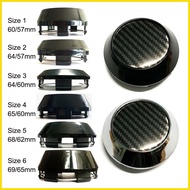 ♟ ◸ 4pc 60/64/65/68/69MM Carbon fiber pattern Center Cover Rim Hub Cap Center Cap for SSR RAYS BBS