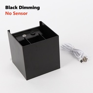 Wireless Cube LED Wall Lamp Up Down USB Rechargeable With Switch/PIR Sensor 5V Magnetic Night Light 