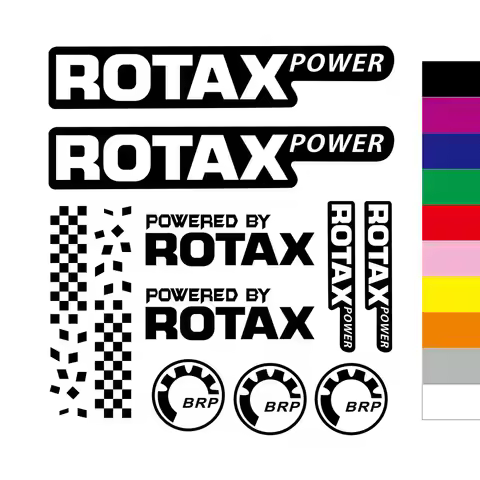 for ROTAX POWERED BRP BOMBARDIER seadoo quad kart stickers decals