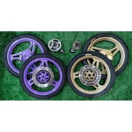 💥JAPAN 💥 YAMAHA SRZ RXZ ENERGY CATALYZER 5SPEED SPORTRIM RIM COVERSET KICK STARTER WIRING METER SEAT