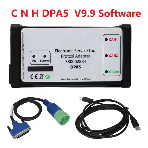 Heavy Truck Diagnostic Tool For DPA5 V9.9 EST Software Support J2534 Truck K-LINE Cable EST Engineer