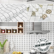 60cm x 3meter Grid Self Adhesive Wallpaper Grid Black and White Background