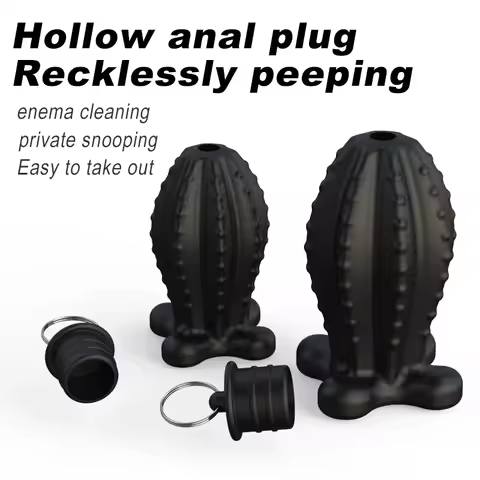Newest Hollow Anal Plug Butt Plug Anal Dilator Anus Tunnel Expansion Prostate Massager Sextoy Vagina