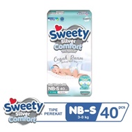 Sweety Silver Comfort NB S40/M30/L28/XL26 Pampers Baby Diaper Tape Pants Adhesive Pants