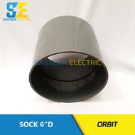 6" inch PVC Orbit Sock 6" PVC Socket/ 6" inch D Pipe Sock/ 6" inch Socket/ Pipe Socket/ 6"POLOS