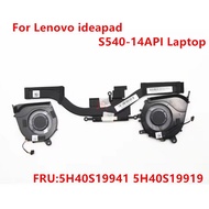Orig For Lenovo ideapad S540-14API Laptop CPU GPU Fan Heatsink Fan Assembly 5H40S19941 5H40S19919 10