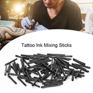 100pcs Tattoo Ink Mixing Sticks หมึกสักผสม Sticks หมึกสักเครื่องผสม Sticks รงควัตถุสักผสมแท่งกวน