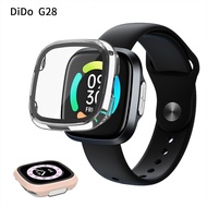Glass + Protective Case For Dido G28 All-around Bumper Cover Watch Accessories