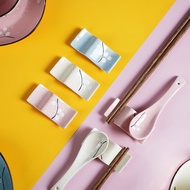 Best-Selling Japanese-Style Ceramic Chopstick Rest Chopstick Rest Household Chopstick Rest Dual-Use 