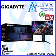 (ALLSTARS : Monitor PROMO) Gigabyte AORUS FO27Q3 QD-OLED 2K QHD, 360Hz, 0.03ms, Freesync Premium Pro