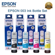 Epson 003 Original Refill Ink BK Cartridge Bottle For EcoTank L1110 L3250 L3256 L5190 L5290 L3110 L3