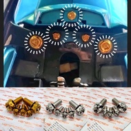 ️GRAB BAR BOLTS RAIDER150 5 PCS SET STAINLESS