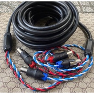 4-core pure copper speaker wire type 1.5 and 2.5 with class 1 locking jack, price for 1 wire