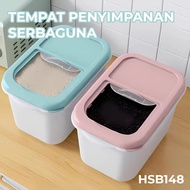 Multipurpose Rice Box, Anti-Spill, Practical, Multipurpose Storage Container, 5kg/, 7.5kg and 10kg R