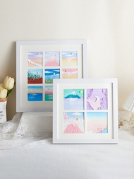 SHANCHEN | Childrens Artwork Framing Box 6 Inch Square 4x4 Grid