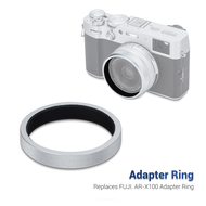 JJC vòng tiếp hợp kim loại cho Fujifilm x100vi x100v X100F X100T X100S x100 X70 thay thế Fujifilm AR