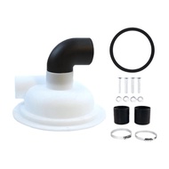 Cyclone Filter Woodworking Dust Collector with Elbow DIY Chipboard Cyclone Separator Lid Constructio