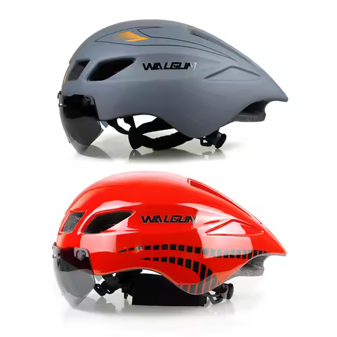 bicycle helmet men Casco Ciclismo road mtb mountain bike Triathlon tt cycling helmet lens goggles eq