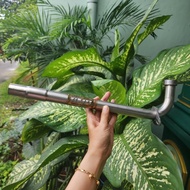 Yamaha jupiter Z 1 z1 exhaust neck bending pipe 26 stainless gold logo