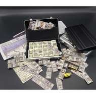 1/6 Soldier Accessories Gangster Robber Scene Dollar Suitcase Ingot Gold Bar Miniature Model Figure 